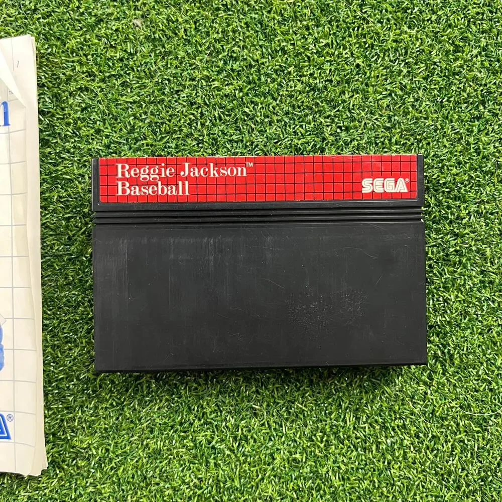 Reggie Jackson Baseball Sega Master System Rare Retro Game Sports